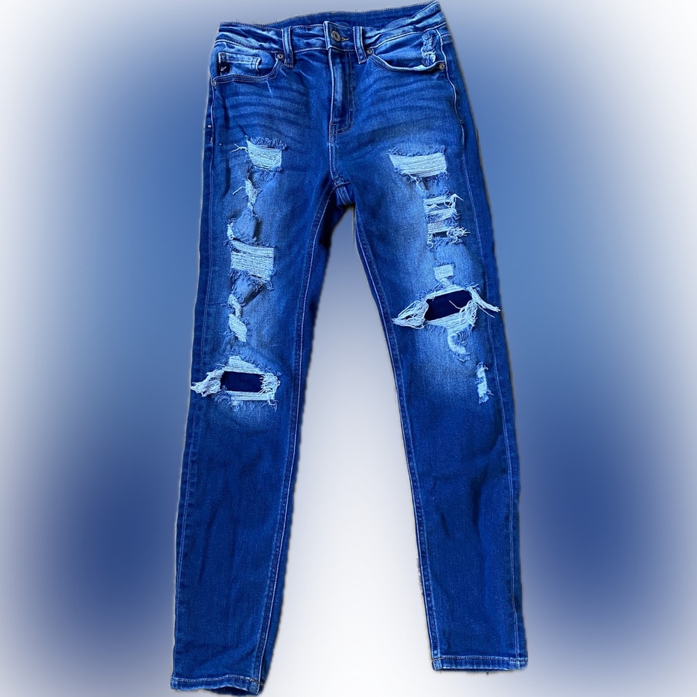 KanCan Distressed Skinny Jeans